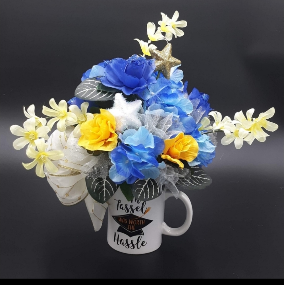Graduation Floral Mug!